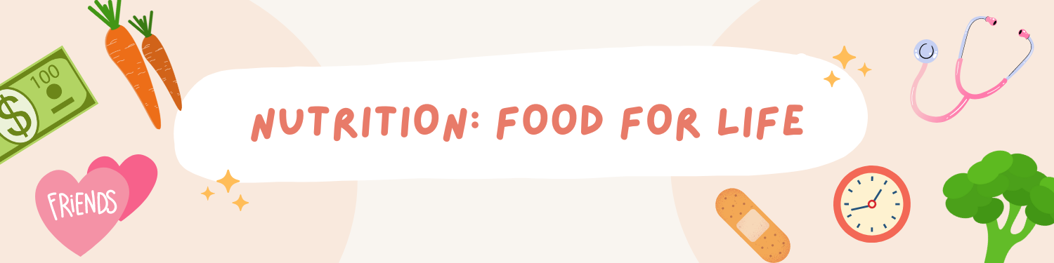 Unit 4: Nutrition: Food for Life Banner